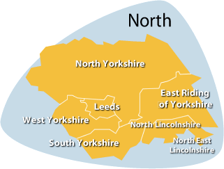 Map of North