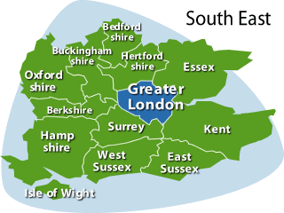 Map of South East
